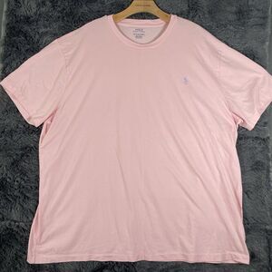 Polo Ralph Lauren T-Shirt Men's Size 2XB (BIG) Pink Crew Neck Short Sleeve Golf